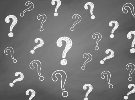 question-mark-on-chalkboard-background-vector